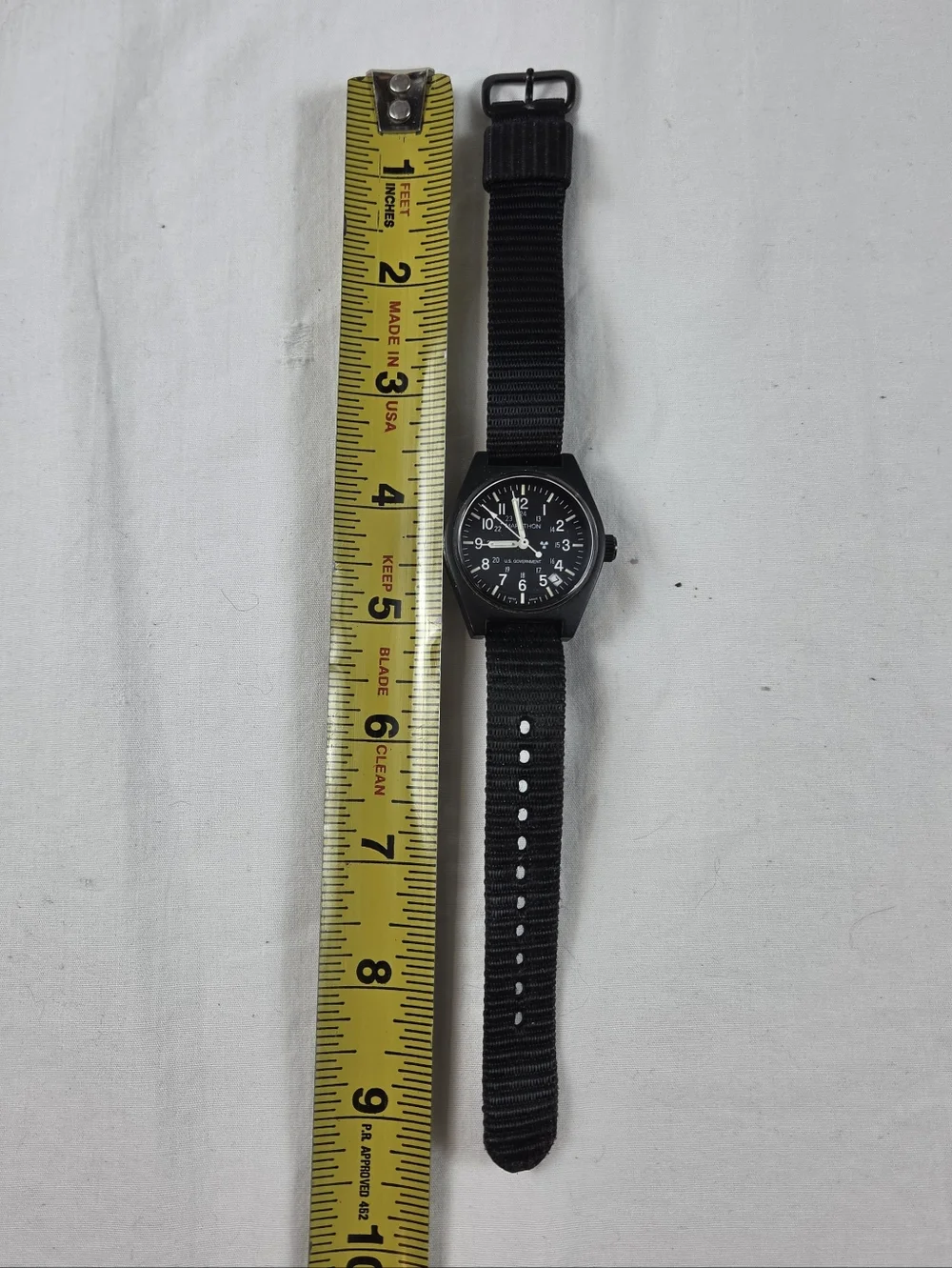 Marathon Black GPM MIL-PRF-46374G Military Issue Watch
